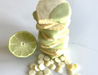 Lime White Chocolate Meltaway Cookies