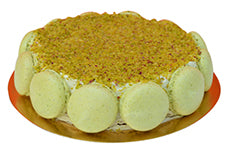 Macaron Pistachio Cake